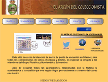 Tablet Screenshot of elarcondelcoleccionista.com